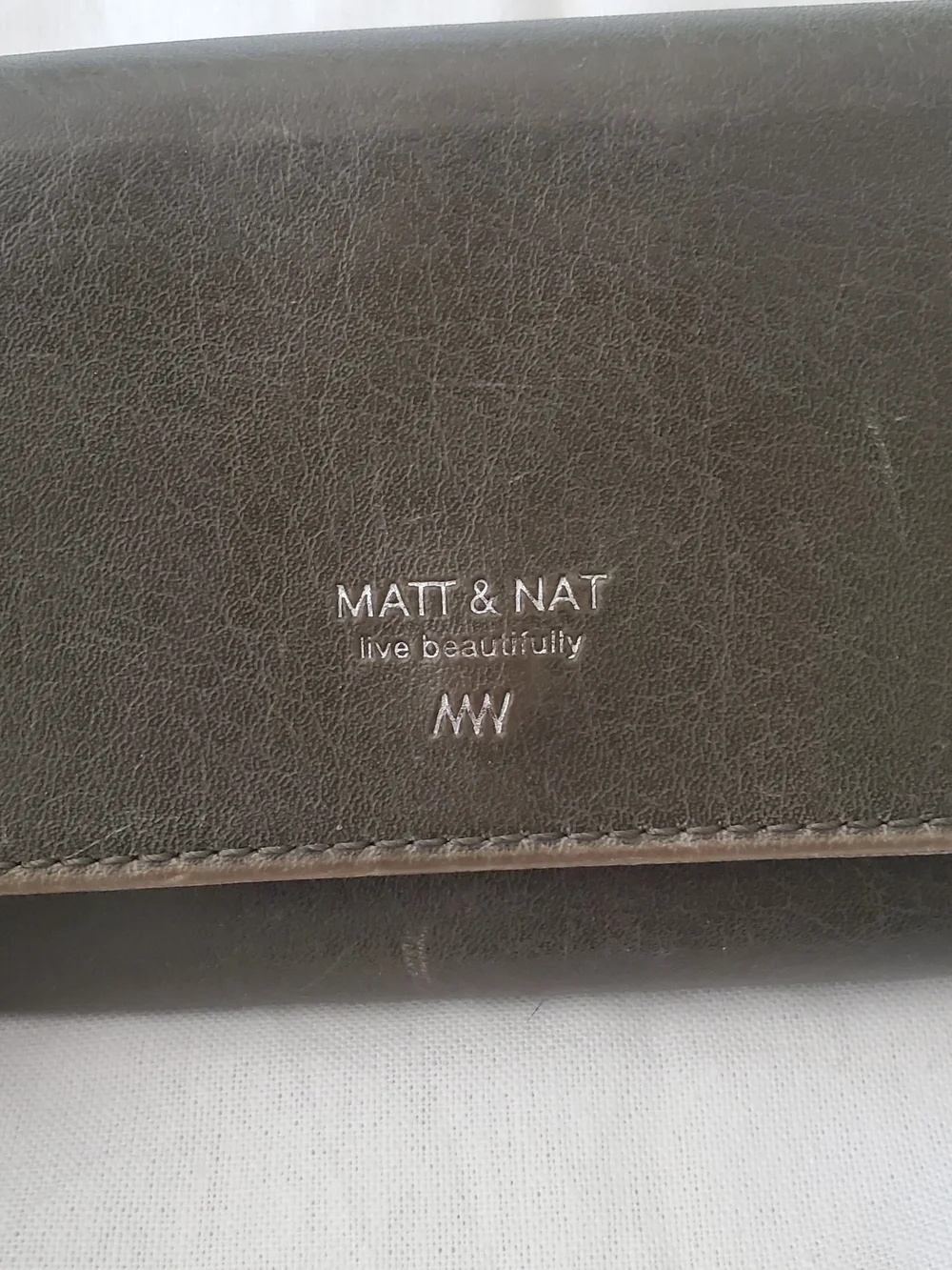 Matt & Nat Olive Grey Wallet